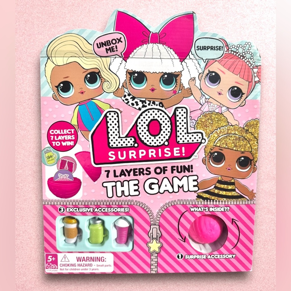 LOL Surprise Doll 7 Layers Of Fun Board Game Limited Release Girls Kids Toy NOS